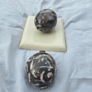 Plato de gres con bochas